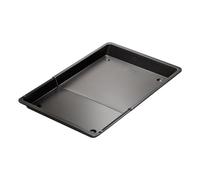 Dr Oetker 1458, Plaque extensible, Plat four, Plat de cuisson, Plaque à pâtisserie, Plaque réglable, Acier, Noir, 36,5 à 52 x 33 x 3 cm