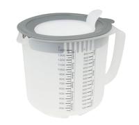 Dr Oetker 1802 Bol doseur et mélangeur 1,4l, Plastique, gris, Transparent