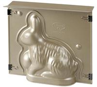 Dr.Oetker 1870 Moule Gateau Lapin, Moule Pour Lamala, Moule A Lammele, Moule À Gâteau Pâques, Moule Lapin, Moule 3d, Moule Pâtisserie, Acier, Doré, 21,5 X 19 X 6 Cm