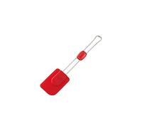 Dr.Oetker 1927 Spatule de pâtisserie en Silicone, spatule Patisserie, spatule Silicone, spatule Cuisine, Accessoire pâtisserie, Silicone, Acier Inoxydable, Rouge, 26,5 cm