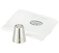 Dr. Oetker 1993 Douille tulipe + 4 poches à douille jetables Argenté/transparent