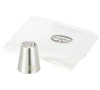 Dr. Oetker 1995 Douille à fleur Rose + 4 poches à douille jetables Argenté/transparent