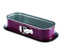 DR.OETKER 2479 MOULE À CHARNIÈRE ACIER REVÊTU ANTI-ADHÉSIF BORDEAU 30 X 11 CM