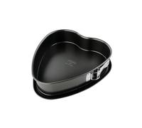 Dr. Oetker 2527 Moule gâteau en forme de coeur avec charnière, moule gateau coeur, moule coeur, moule cœur, moule a patisserie, moule charniere, Acier, 25 x 27 cm