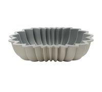 Dr Oetker 2554 Moule À Gâteaux Original, Moule À Gâteaux Fantaisie, 1500ml, Argenté, Acier Inoxydable, 27,5 X 16 X 7,5 Cm