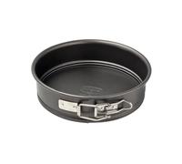 Dr.Oetker 2586 Moule à manqué à charnière de 16 cm étanche, moule à charnière, Acier, Email, Noir, 16 cm