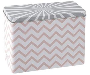 Dr. Oetker 4611 Boîte Rangement Rétro, tôle, Multicolore, Blanc 18, 2 x 13, 8 x 7, 5 cm