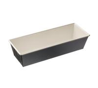 Dr. Oetker 4855 Moule à cake, Moule à gâteau, Moule à gâteau rectangulaire, Moule en céramique, Cake, Acier inoxydable, Céramique, Crème, Gris anthracite, 30 cm x 13 cm x 7,5 cm