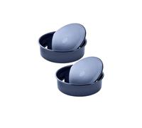 Dr Oetker 9309850 Moule gateau, moule à manqué 26 cm, moule a gateau rond, moule rond 26 cm, moule gateau rond, moule patisserie, moule à gateau, Acier, Bleu, 24,5 x 7,5 cm