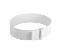 Dr. Oetker Cercle à gâteau Ø 15-30 cm, ustensile de Cuisine en Plastique, réglable en continu, idéal pour Les gâteaux à Couches, Retrait Facile et Pratique, Couleur : Blanc, quantité : 1