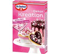 Dr. Oetker - Décor création rose mix (Dekor Kreation Rosa Mix) | Poids Total 60 grams