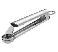 Dr. Oetker Dénoyauteur de Prunier Professionnel en Acier Inoxydable avec mécanisme de Fermeture (Couleur argenté), Quantité : 1 pièce