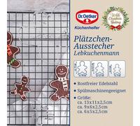 Dr. Oetker | Emporte-pièce Petit bonhomme, 3 pièces