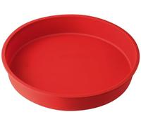 Dr. Oetker Flexxible Round Shape, Baking Shape, Runf Cake Shape, Platinum Silicone, 1267, Rouge 4, Moule À Manqué