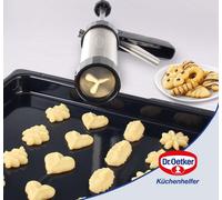 Dr. Oetker Gebäckpresse Profi, mit 12 Formscheiben, Kekspresse, Teigpresse, Backpresse, 1980