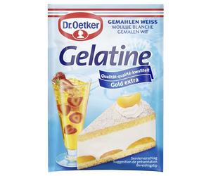 Dr. Oetker gélatine Blanc Moulu, 11 Pack (11 x 27 g Paquet)
