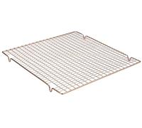Dr. Oetker Grille de refroidissement de cuisine pour refroidir les aliments, grille à pâtisserie pour décorer les gâteaux, gâteaux en acier inoxydable, dimensions 30 x 30 cm