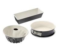 Dr. Oetker Set de 3 moules à pâtisserie 4869 — acier, céramique, anti-adhésif
