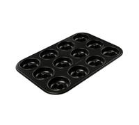 Dr. Oetker Moule à 12 Donuts en en acier antiadhésif 38,5 × 26,5 cm