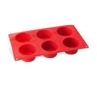 Dr. Oetker Moule à muffins Flexxibel Love Silicone anti-adhésif 6 cavités 30 x 18 cm Rouge
