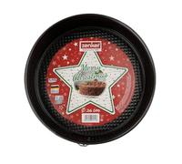 Zenker 6014 Moule à charnière Rond Ø 26 cm Plaque en Acier avec revêtement Anti-adhésif