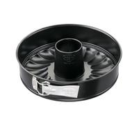 Dr. Oetker Moule à charnière classique avec fond plat et tube Ø 28 cm - En tôle d'acier de qualité supérieure avec revêtement antiadhésif sans PFAS - Résistance à la chaleur jusqu'à 230 °C - Fabriqué