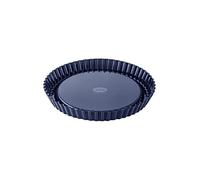 Dr. Oetker Moule à tarte 2370 Tôle d'acier émaillée Bleu nuit 28 x 3,5 cm