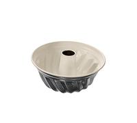 Dr. Oetker Moule à kouglof Ø 22 cm Back-Trend, Moule à kouglof, Moule Rond en Acier avec revêtement antiadhésif renforcé en céramique (Couleur : crème/Anthracite), quantité : 1 pièce