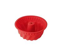 Dr. Oetker Moule à kougelhopf 1269 en silicone rouge 22 cm