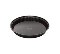 Dr. Oetker Moule à quiche avec fond amovible en émail - Diamètre : 28 cm - Moule à tarte avec revêtement antiadhésif renforcé en céramique - Fond résistant aux coupures et aux rayures - Résistant à la