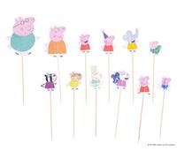 Dr. Oetker Peppa Pig Lot de 2 Bougies d'Anniversaire avec Bobèches