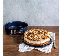 Dr. Oetker - Set de moules à cake rectangulaire 30 cm et manqué 26 cm en acier émaillé antiadhésif - Pâtisserie - Four et lave-vaisselle