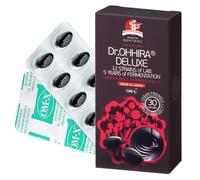 Dr. OHHIRA® DELUXE - 100 Mds CFU - Complément Gut Health - Probiotiques, Prébiotiques, Postbiotiques OM-X® - 5 Ans Fermentation de 12 Cultures Vivantes - 30 Gélules Végétales