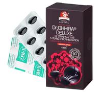 Dr. OHHIRA® DELUXE - 100 Mds CFU - Complément Gut Health - Probiotiques, Prébiotiques, Postbiotiques OM-X® - 5 Ans Fermentation de 12 Cultures Vivantes - 60 Gélules Végétales
