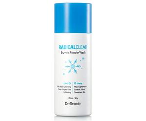 DR.ORACLE Enzyme Powder Wash, Scrub And Face Wash, Enzyme Cleaner Peeling, Peelings for Face, Korean Exfoliator, Brightens Dermatologist Tested, (1.76 Oz) Radicalclear
