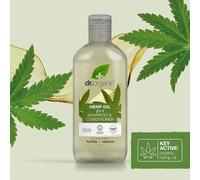 Dr.Organic Bioactifs Chanvre Biologique Huile Shampoing & Revitalisant +