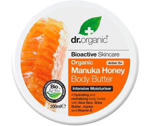 Dr.Organic Bioactifs Miel Manuka Beurre Corporel Aloe Karité Jojoba + Vitamine E