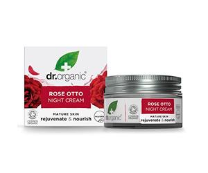Dr. Organic Crème de Nuit à la Rose Bio 50 ml