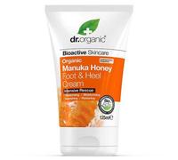 Dr. Organic Crème pour les pieds Miel Manuka – Secours intense Pieds et Talons 125 ml