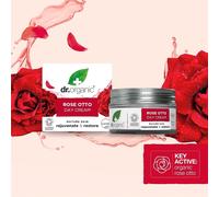 Dr. Organic Crème Soin Jour Rose Otto Bio 50 ml Anti-Âge Visage