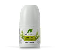 Dr. Organic Déodorant Roll-On Naturel Bio à l’Huile d’Arbre à Thé 50 ml