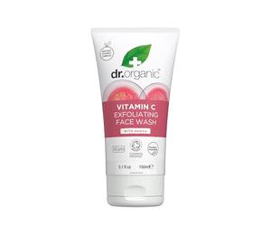 Dr. Organic Guava Exfoliating Nettoyant/Gommant Doux pour Visage au Quotidien