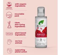 Dr Organic Rose Otto Tonique Restauration & Rajeunissement Pour Peau Mûre 150ml
