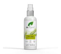 Dr Organic Spray pour pieds d'arbre à thé, désodorisant, purifiant, séchage rapide, sans aluminium, avec huile de menthe poivrée naturelle, végétalien, sans cruauté envers les animaux, sans paraben et