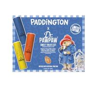 Dr.PAWPAW x Paddington Sweet Treats Lot de 3 baumes à lèvres avec bâton de baume original, baume à lèvres à la marmelade d'orange et chocolat chaud, maquillage hydratant et nourrissant, soin des