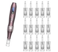 Dr Pen A10 Lot de 15 cartouches de rechange 24 broches pour soins cosmétiques et routine quotidienne de la peau, utilisation du visage et du cou à la maison ou en salon de beauté, couverture de