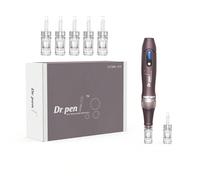 Dr.Pen A10 Microneedle Roller - Stylo à micro-aiguilles de qualité professionnelle, convient pour le corps et le visage, rechargeable par USB - Ensemble d'outils de soins de la peau, cadeau parfait po