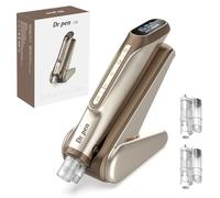 Dr. pen H6 Microneedling NEUSTES 2026 - Brosse à Micro-Aiguilles Réglable 0-2,0mm, 6 Vitesses, Puce Électronique, Batterie 1000mAh, Idéal pour les Salons de Beauté et L'usage à Domicile (Or)