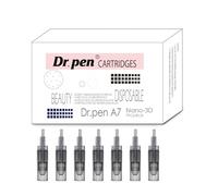 Dr. Pen Lot de 7 cartouches de rechange A7 Nano Tips 3D pour une surface douce quotidienne plus lisse, stérilisée EO à usage unique et scellé, essai hebdomadaire hygiénique pour une utilisation à la