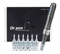 Dr Pen M8 Dermapen Stylo électrique sans fil avec 36 broches х1, 11 broches х1 et Nano Round х1, aiguilles à 6 niveaux de vitesse et profondeur réglable de 0 à 2,5 mm